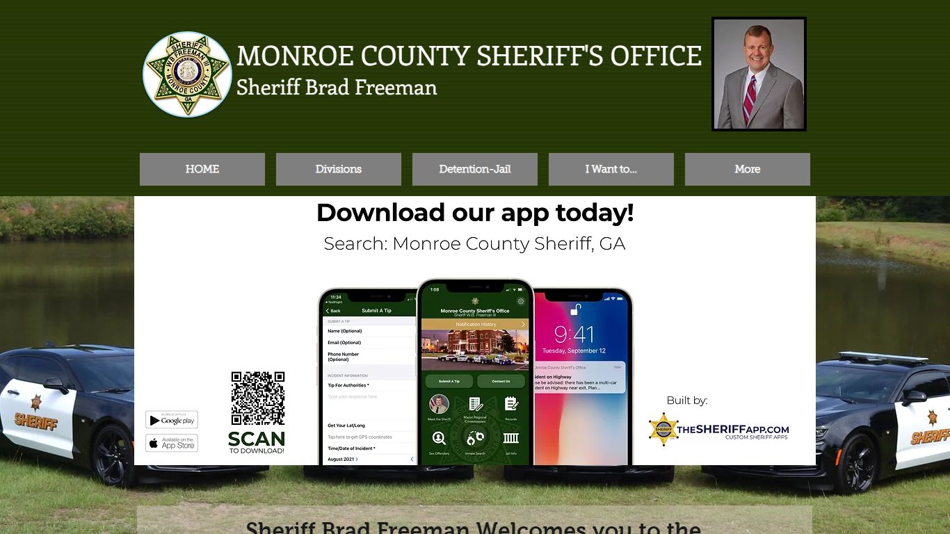 Monroe County Sheriff Georgia,Sheriff Freeman,Monroe County Georgia